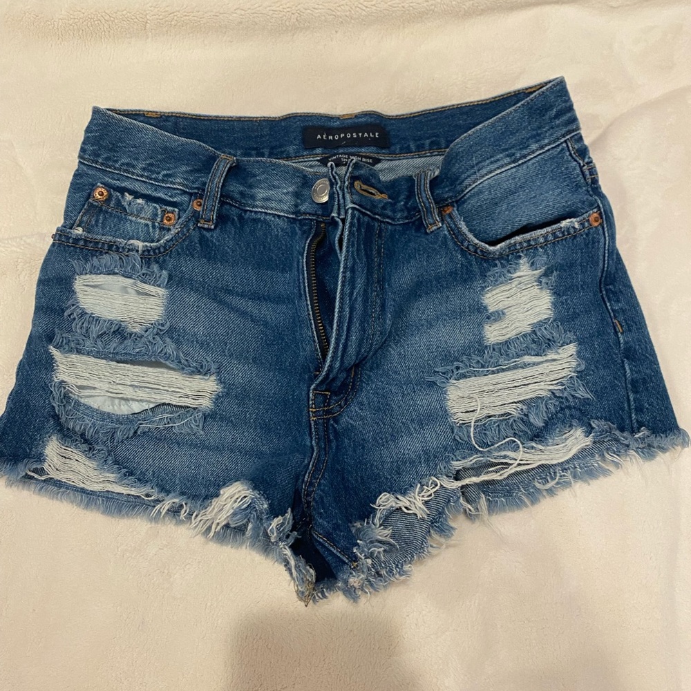 Vintage high rise shorty size 2 Aeropostale